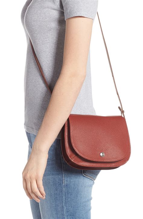 longchamp genuine leather crossbody bags